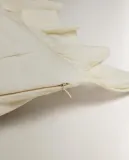 Zara Home наволочка декоративная из хлопка, молочный — фото 7
