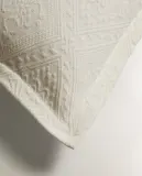 Zara Home наволочка декоративная из хлопка, бежевый · 1162/007 — фото 4