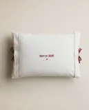Zara Home наволочка декоративная из хлопка, молочный, 30x40 см · 9604/008 — фото 2