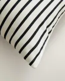 Zara Home наволочка декоративная из хлопка, белый, в полоску, 40x60 см — фото 8