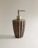 Zara Home стакан для ванной комнаты, керамика, коричневый — фото 6