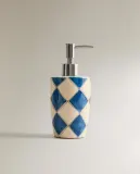 Zara Home стакан для ванной комнаты, фаянс, синий — фото 2