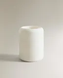 Zara Home стакан для ванной комнаты, мрамор, молочный — фото 2