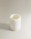 Zara Home стакан для ванной комнаты, мрамор, молочный — фото 3