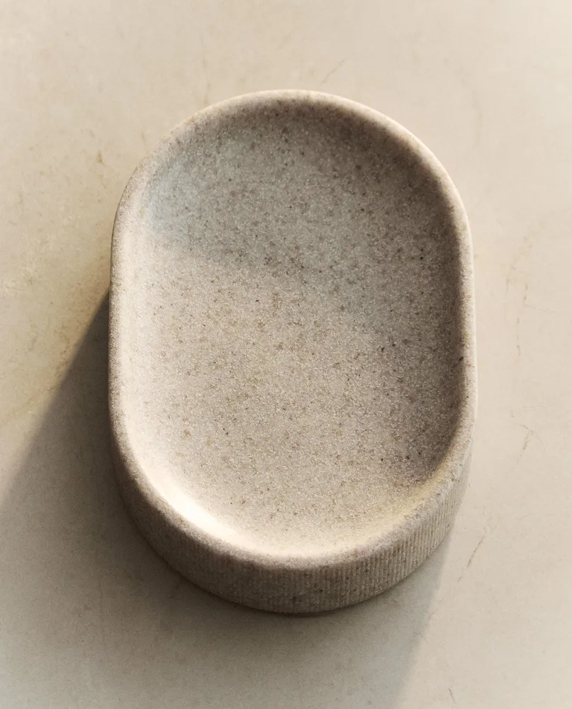 Zara Home мыльница, смола, бежевый