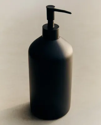 Zara Home дозатор для жидкого мыла, пластик, чёрный · 1534/466