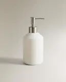 Zara Home дозатор для жидкого мыла, мрамор, молочный — фото 5