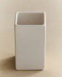 Zara Home стакан для ванной комнаты, фаянс, белый — фото 1