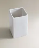 Zara Home стакан для ванной комнаты, фаянс, белый — фото 2
