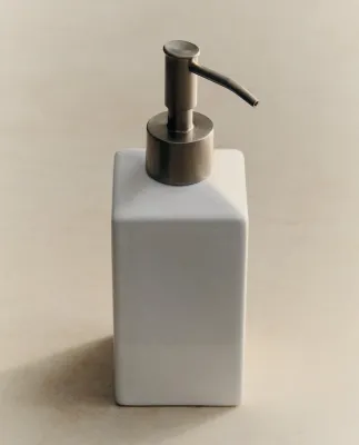 Zara Home дозатор для жидкого мыла, фаянс, белый