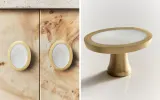 Zara Home держатель для ванной комнаты, латунь, светло-бежевый — фото 1