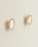 Zara Home держатель для ванной комнаты, латунь, светло-бежевый — фото 4