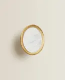 Zara Home держатель для ванной комнаты, латунь, светло-бежевый — фото 6