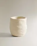 Zara Home стакан для ванной комнаты, керамика, экрю — фото 2