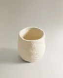 Zara Home стакан для ванной комнаты, керамика, экрю — фото 6