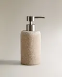 Zara Home дозатор для жидкого мыла, смола, бежевый — фото 1