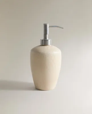 Zara Home дозатор для жидкого мыла, керамика, серый