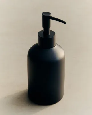 Zara Home дозатор для жидкого мыла, пластик, чёрный · 7531/466