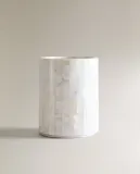 Zara Home стакан для ванной комнаты, камень, светло-бежевый — фото 8