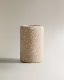 Zara Home стакан для ванной комнаты, смола, бежевый — фото 3