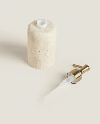 Zara Home дозатор для жидкого мыла, мрамор, бежевый · 3533/466