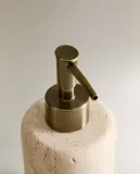 Zara Home дозатор для жидкого мыла, мрамор, бежевый · 3533/466 — фото 3