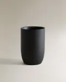 Zara Home стакан для ванной комнаты, пластик, чёрный — фото 7
