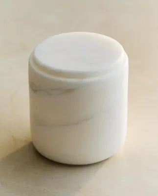 Zara Home коробка для хранения, мрамор, молочный