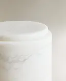 Zara Home коробка для хранения, мрамор, молочный — фото 4