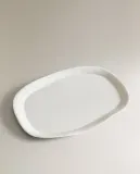 Zara Home поднос, керамика, белый — фото 3