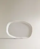 Zara Home поднос, керамика, белый — фото 4