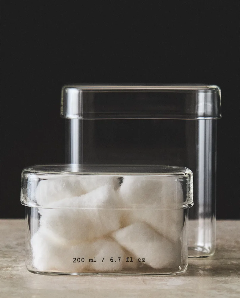 Zara Home коробка для хранения, стекло, прозрачный