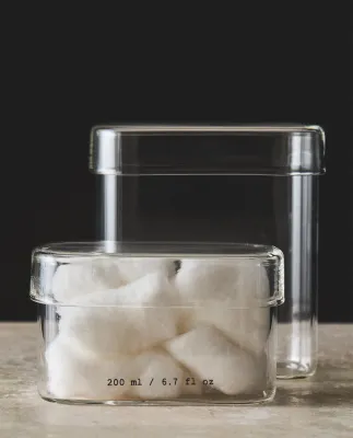 Zara Home коробка для хранения, стекло, прозрачный