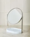 Zara Home зеркало для ванной комнаты, стекло, серый — фото 1