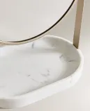 Zara Home зеркало для ванной комнаты, стекло, серый — фото 6