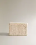 Zara Home коробка для хранения, мрамор, бежевый · 3533/099 — фото 3