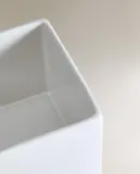 Zara Home коробка для хранения, фаянс, белый — фото 2