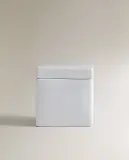 Zara Home коробка для хранения, фаянс, белый — фото 7