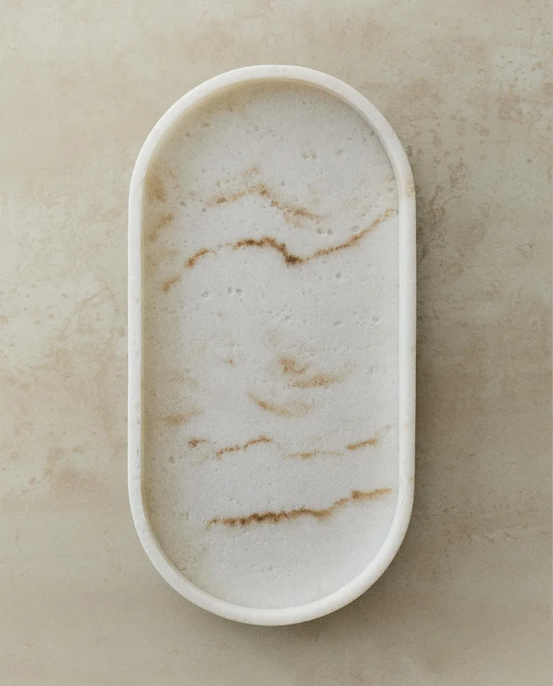 Zara Home поднос, мрамор, бежевый · 4534/102