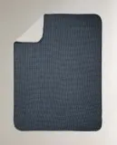 Zara Home плед детский из хлопка, синий, в клетку, 90x120 см — фото 2