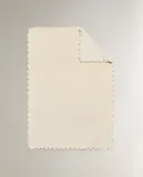 Zara Home плед детский из полиэстера, кремовый, 70x100 см — фото 3