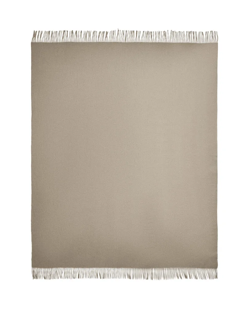 Zara Home плед из полиэстера, экрю, 140x190 см · 6301/004