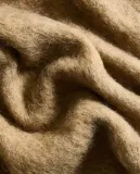 Zara Home плед из полиэстера, светло-бежевый, 140x190 см — фото 3