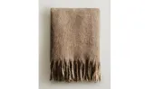 Zara Home плед из полиэстера, светло-бежевый, 140x190 см — фото 8