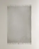 Zara Home плед из шерсти, серый, 140x190 см · 3342/004 — фото 3