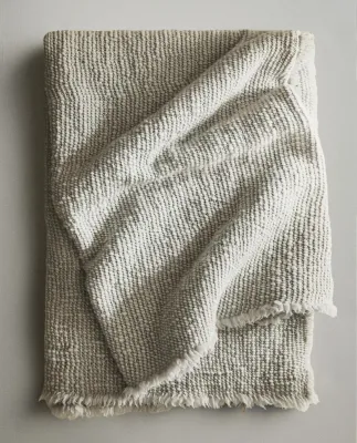 Zara Home плед из шерсти, синий, 140x190 см