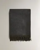Zara Home плед из хлопка, экрю, 140x190 см — фото 3