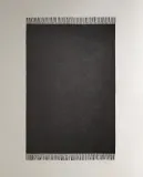 Zara Home плед из хлопка, экрю, 140x190 см — фото 4