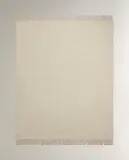 Zara Home плед из шерсти, хаки, 140x190 см — фото 6