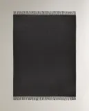 Zara Home плед из шерсти, серый, 140x190 см · 6306/004 — фото 5